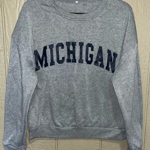 Gray Michigan Sweatshirt